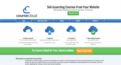 Desktop Screenshot of coursecloud.com