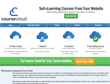 Tablet Screenshot of coursecloud.com